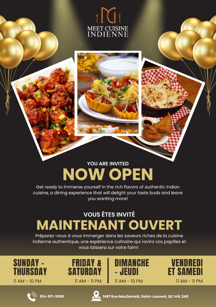meet cuisine indienne opening