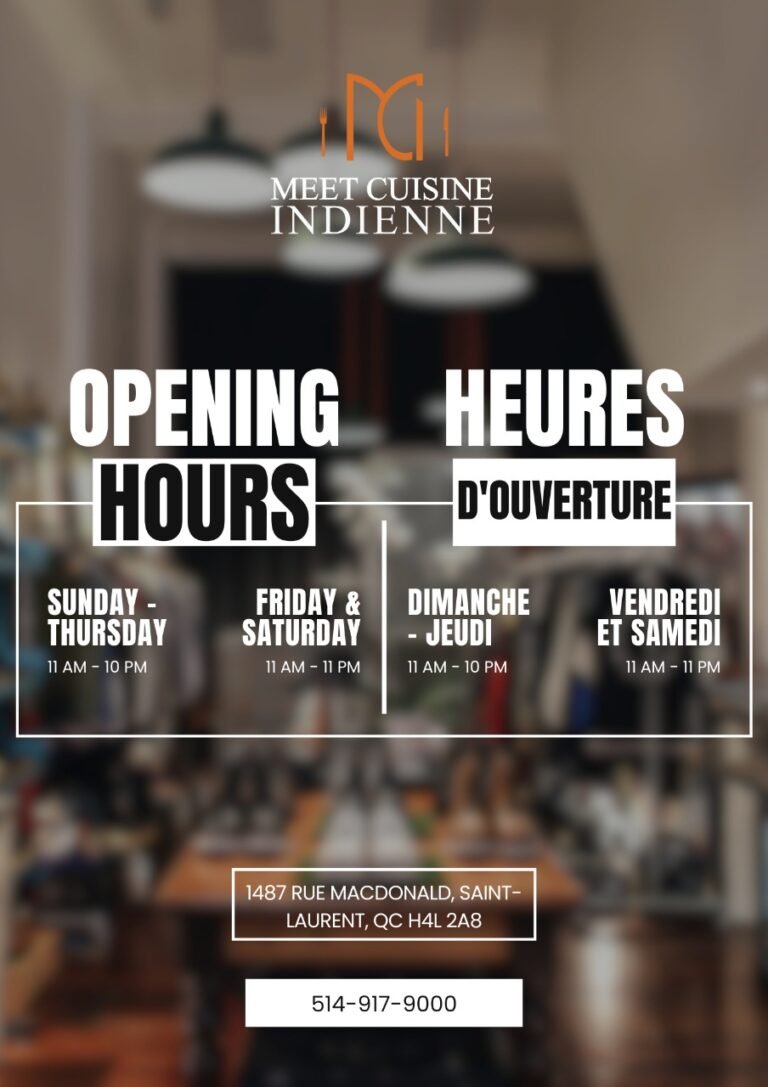 meet cuisine indienne poster